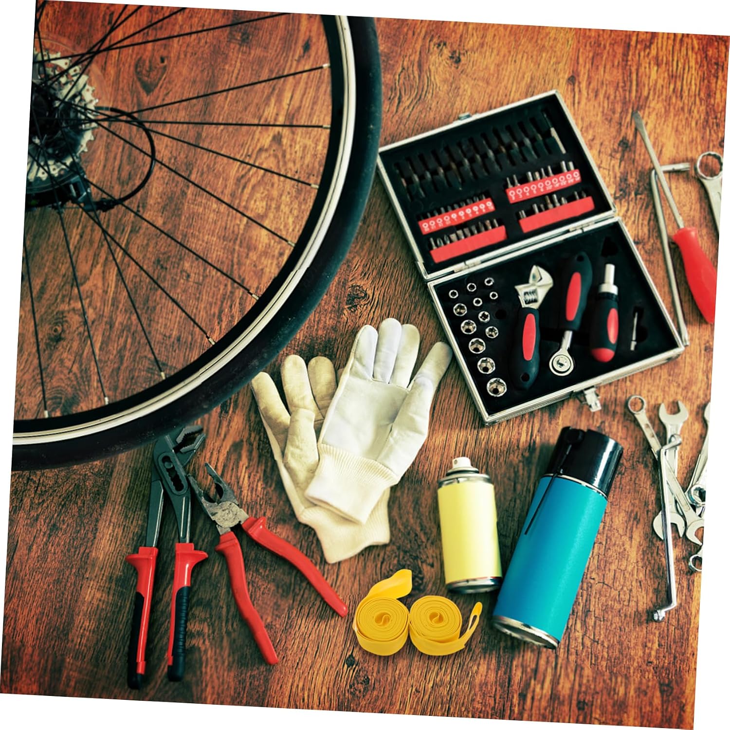 6pcs Bicycle Rim Strip Tape Tire Pad Liner Puncture Protection for Bike Tire