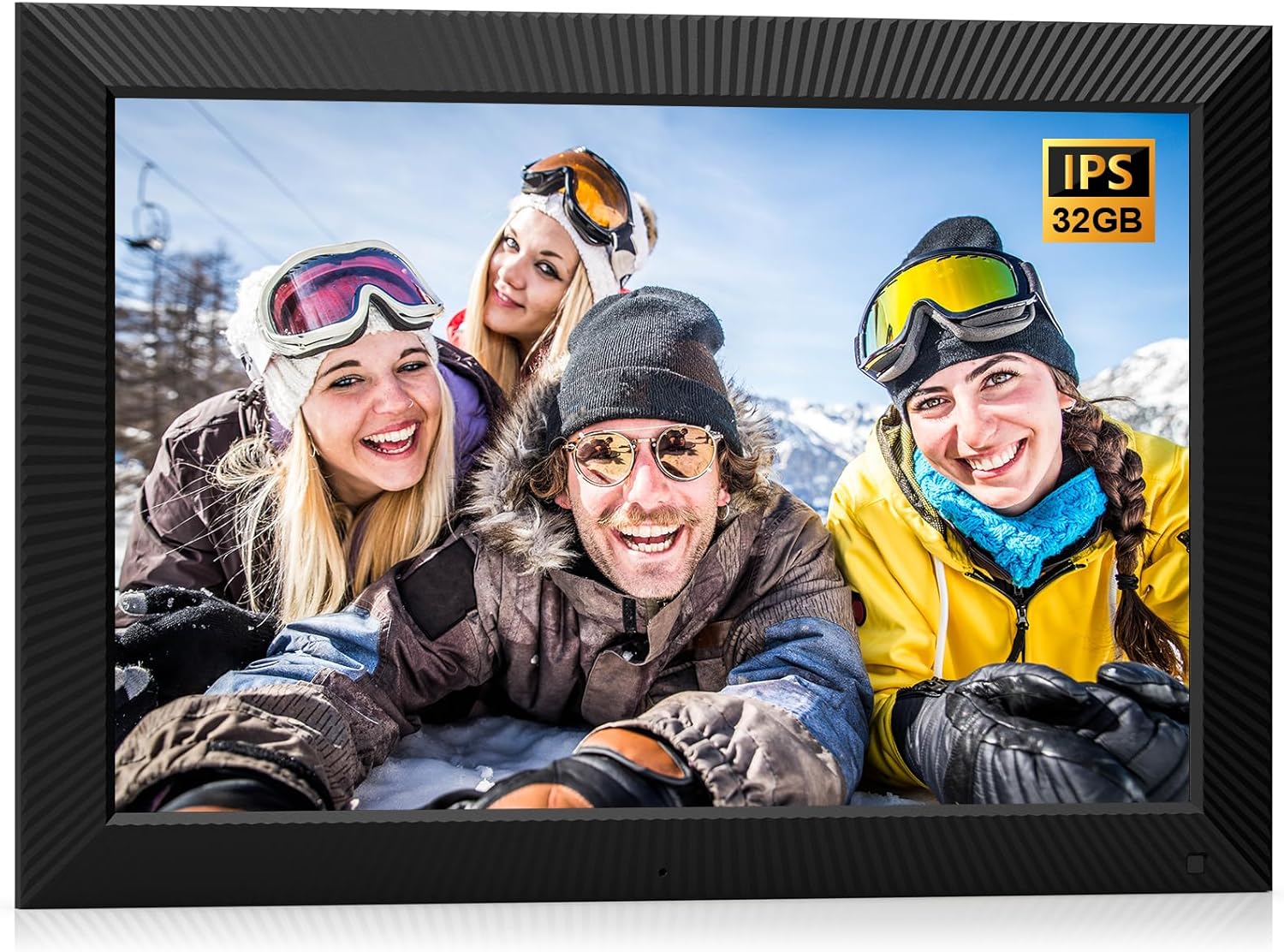 Large Digital Photo-Frame 19" Digital-Picture-Frame - 32GB Dual-WiFi Digital Frame, FHD Touch Screen, Motion Sensor, Wall Mountable, Share Photos Videos via App or Email, Free Cloud, Gift for Mom 19" Dual-WiFi 32GB