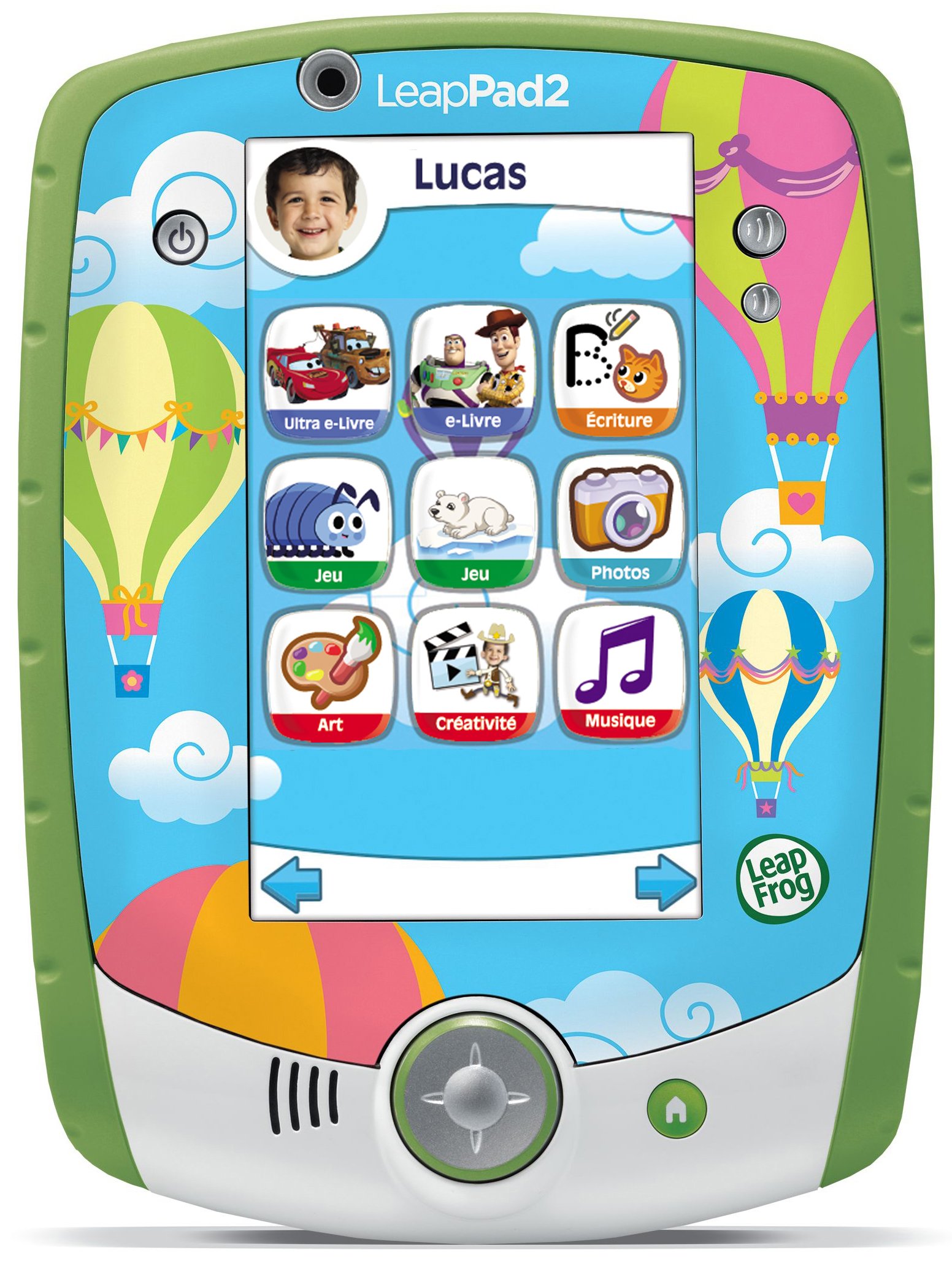 LeapFrog - 81407 - Gioco Educativo Elettronica - Tablet Touch Leappad 2+ Personalizzabile - Verde