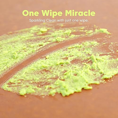 Miniatura 4 de Tabla de cortar de fibra de madera para cocina, tabla de cortar de madera no porosa de alta densidad, sin BPA, apta para lavavajillas, apta para