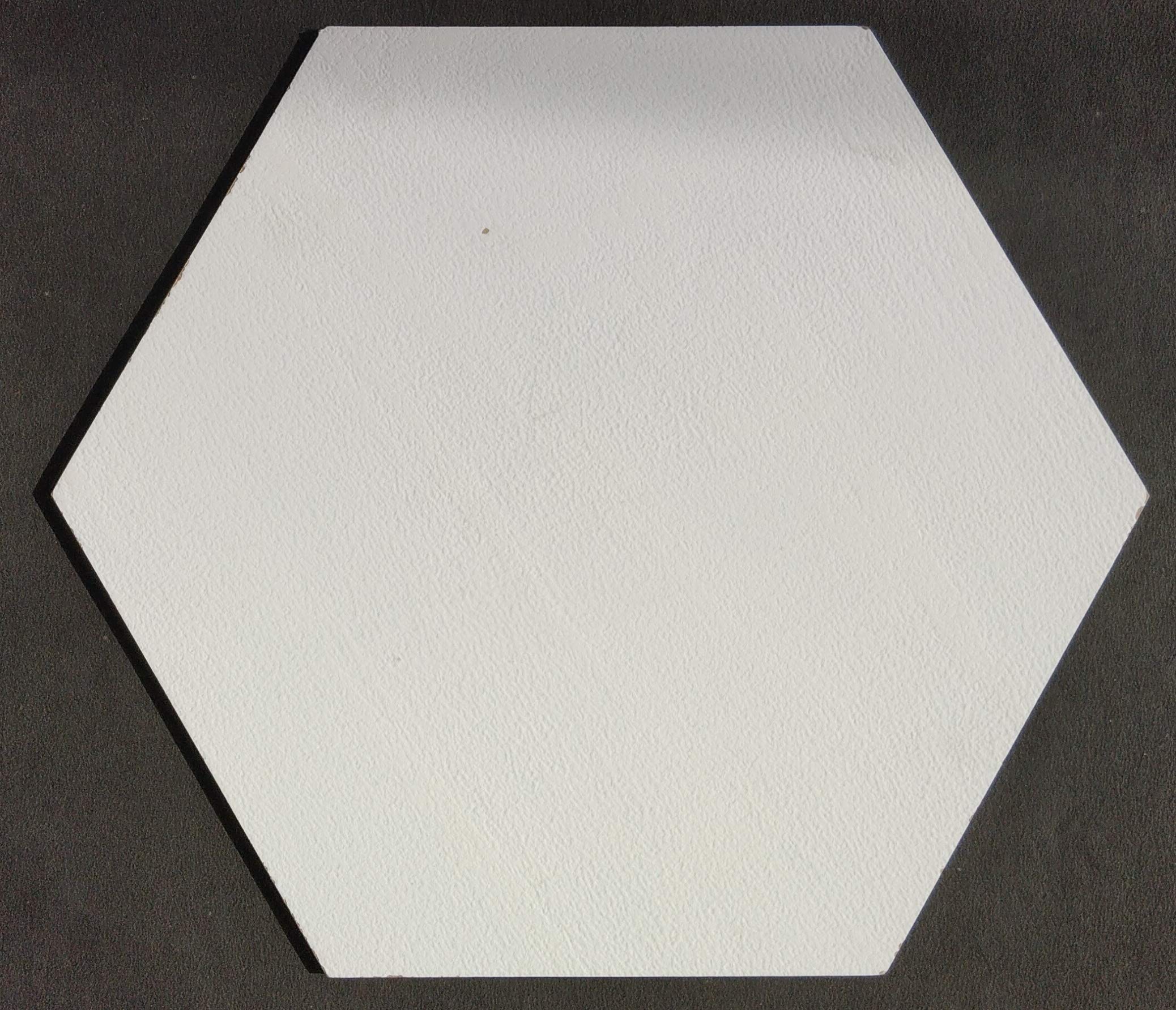 MSGH Pack of 3, Hexagon Shape Wooden Panel Art Board Canvas Texture Sheets with 5mm Thickness, Compatible with Acrylic Oil & Epoxy Medium (8" INCH)-image-25
