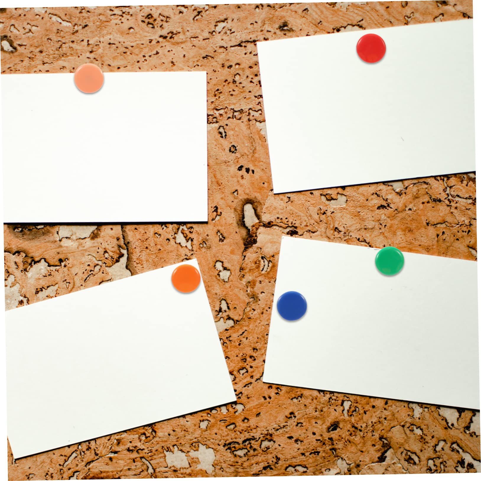 SHINEOFI 500piezas Chinchetas Coloridas Redondas para Oficina y Escuela De Pushpins Prácticos para Tableros De Anuncios Decoración y De Mensajes