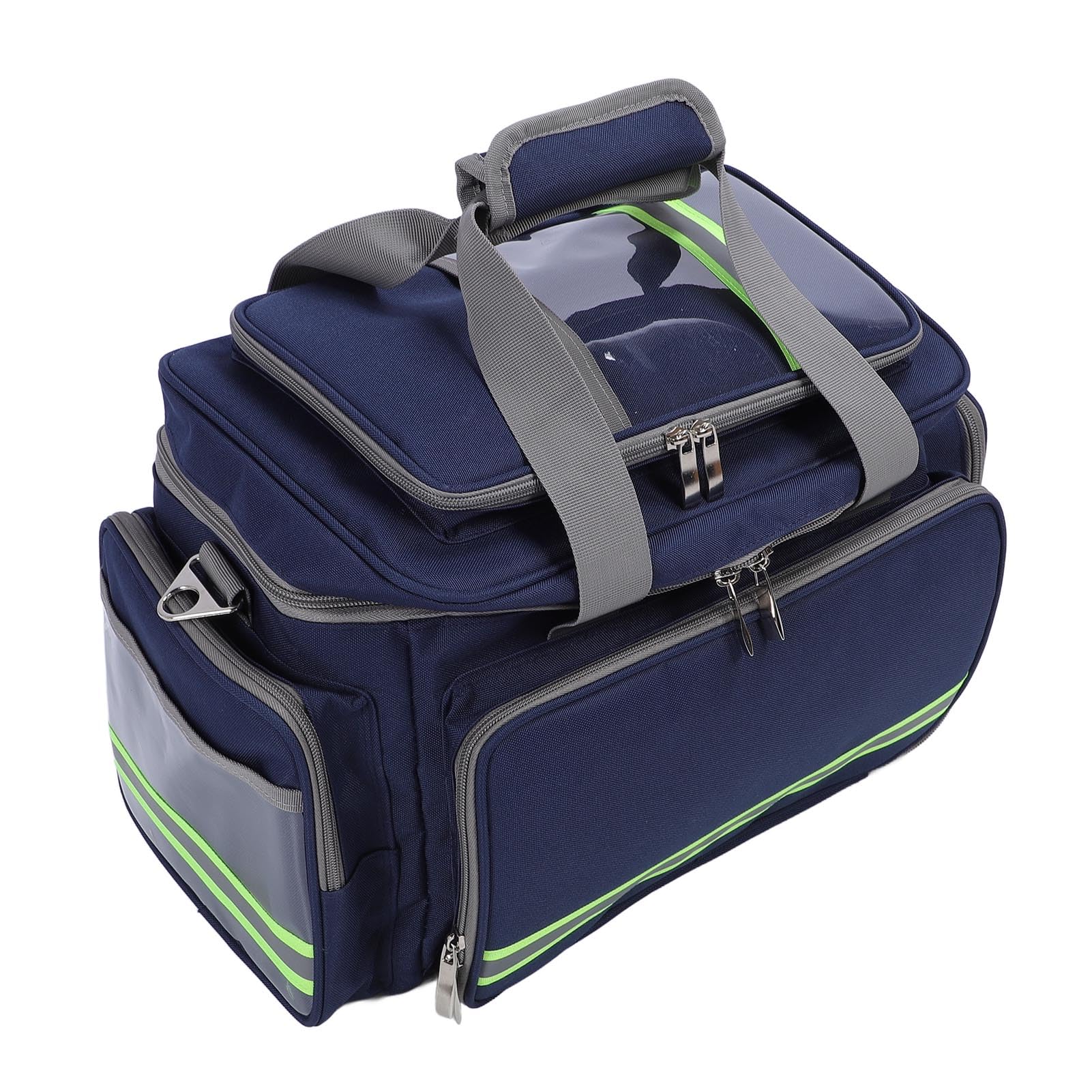 Yunseity Regenfeste Notfall-Werkzeugtasche aus Oxford-Stoff mit Vielseitiger Aufbewahrung, Tragbare Tasche mit Mehreren Taschen Zum Organisieren von Outdoor-Vorräten auf Camping-Wanderausflügen