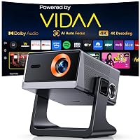 WOLFANG Proiettore 4K, proiettore intelligente con messa a fuoco automatica e keystone automatico