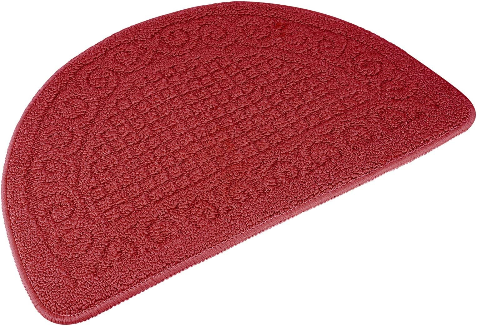 Amazon.com: Farmlyn Creek Slip-Resistant Kitchen Floor Mat, Half Round ...