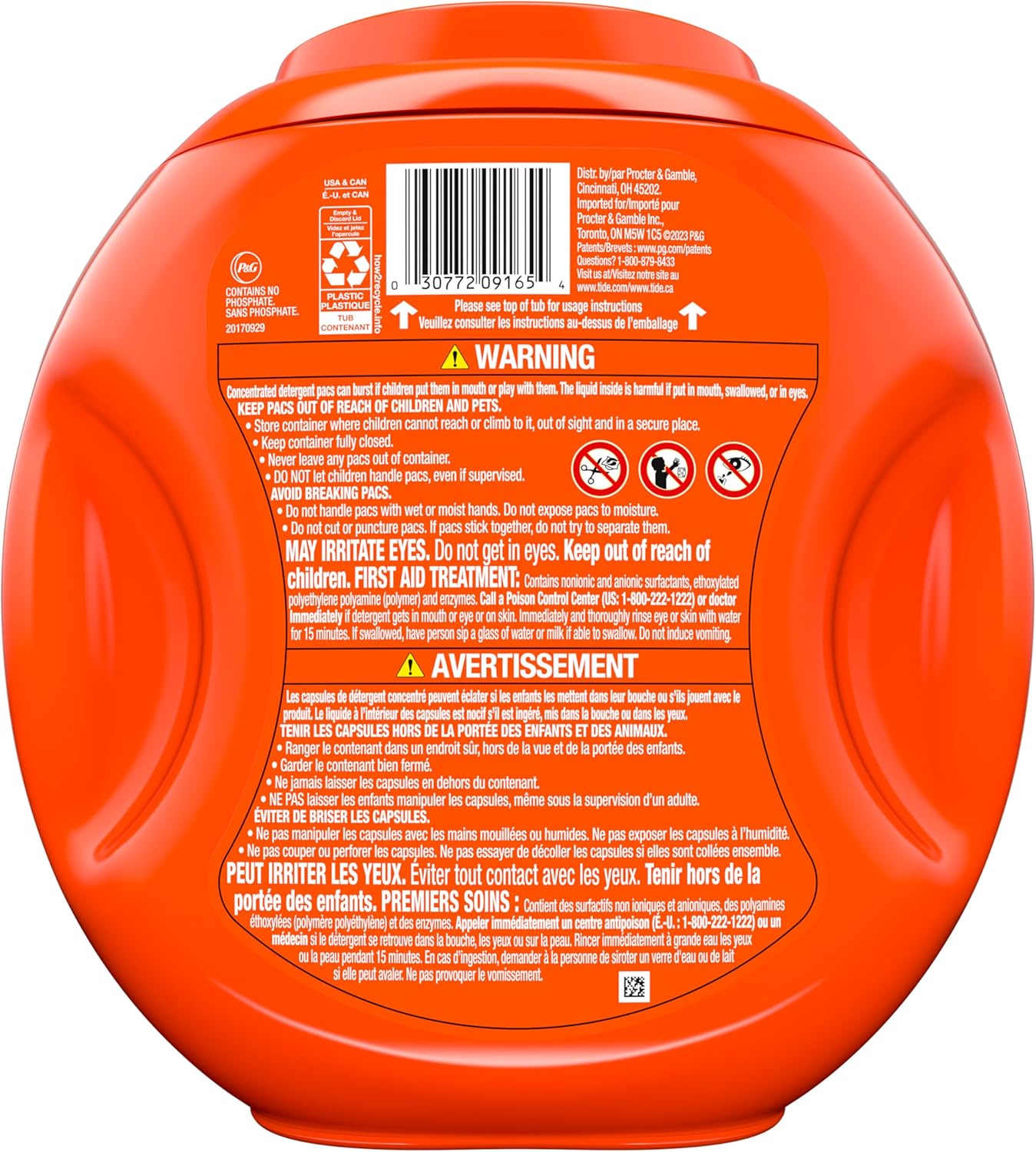 Tide PODS laundry detergent pacs, 3-in-1 Stain Remover, Odor Fighter, Color Protector, 76 Count, HE compatible, Original Scent - Image 13