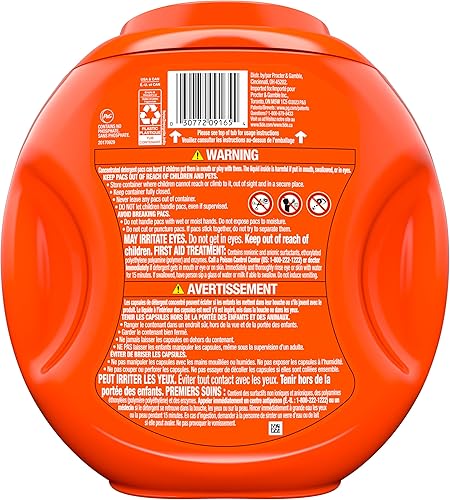 Miniatura 13 de Tide PODS laundry detergent pacs, 3-in-1 Stain Remover, Odor Fighter, Color Protector, 76 Count, HE compatible, Original Scent