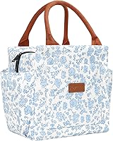 Vista 24 de Joymee - Lonchera térmica reutilizable, a prueba de fugas, grande, espaciosa, para adultos, con soporte para botellas y bolsillos laterales