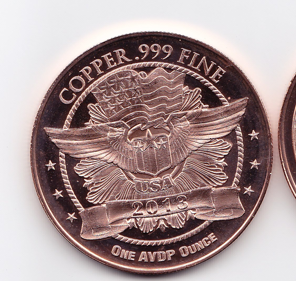 Amazon.com: One President Lincoln 1 AVDP oz .999 Fine Copper Coin