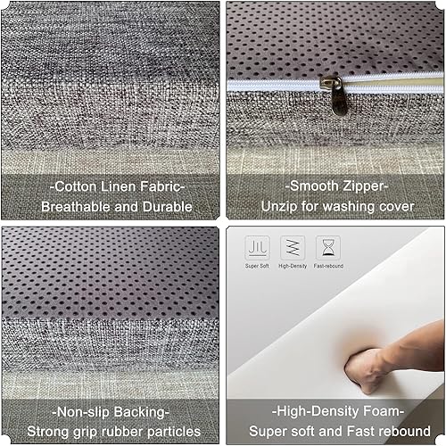 Miniatura 6 de Cojín de banco personalizado, cojín de banco para interiores, cojín de banco para exteriores, cojín de banco acolchado de tamaño personalizado,