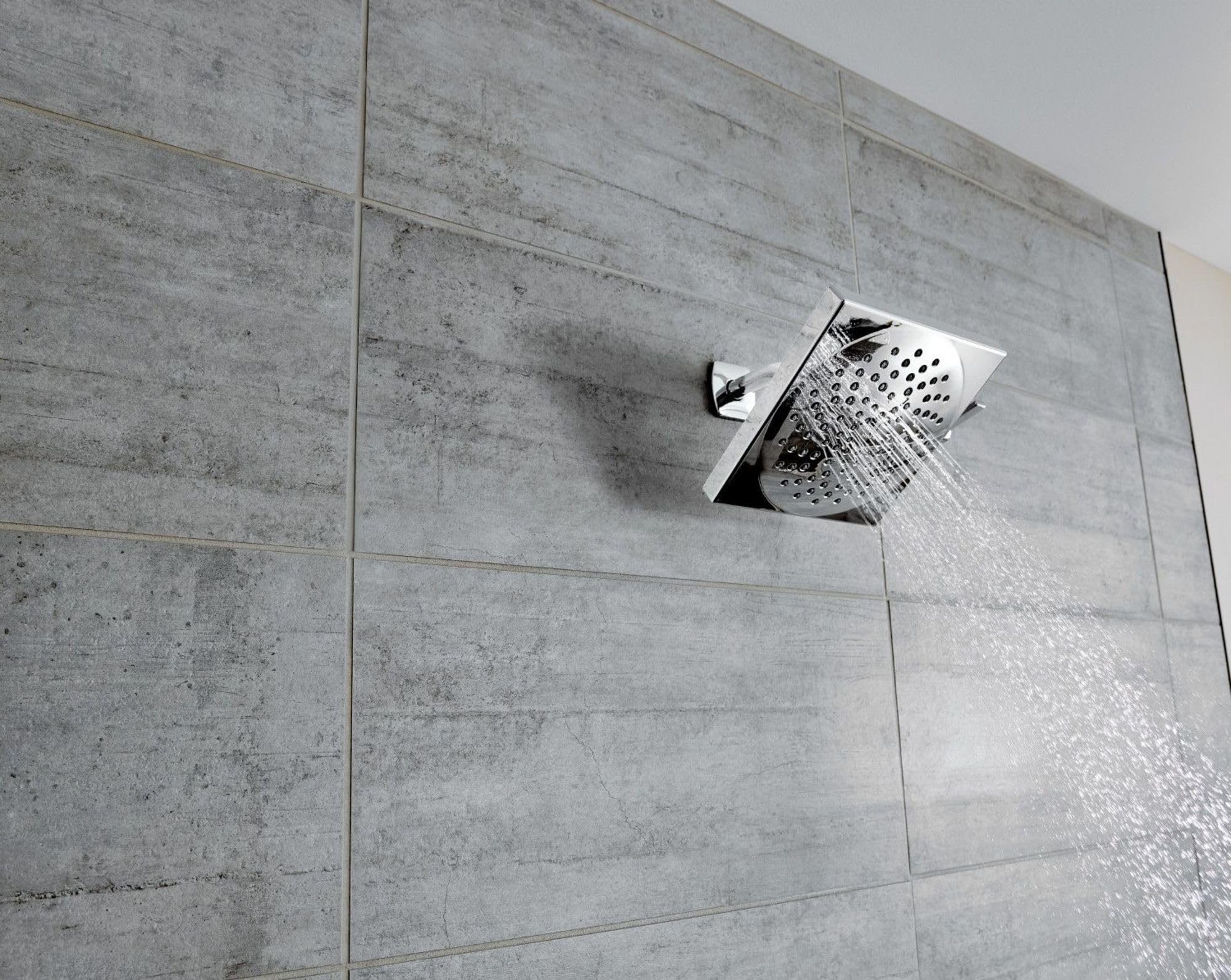 (2.5 gpm, Chrome) - Moen S6345 Velocity Two-Function 20cm - 1.3cm Diameter Spray Rainshower Showerhead, Chrome