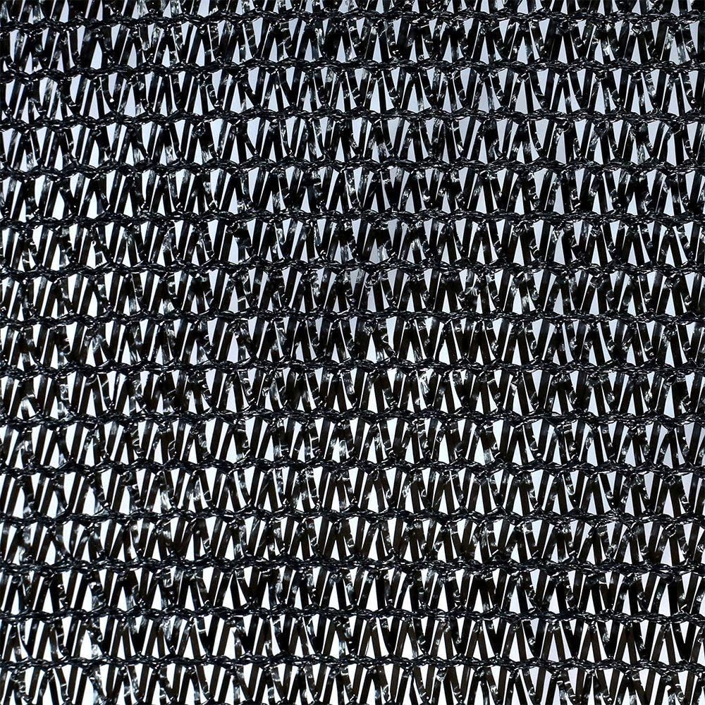 Sunblock 70% Shade Cloth Sun Net, Garden Shade Mesh Fabric for Patio, Plant Cover, Greenhouse, 6x20ft, Black
