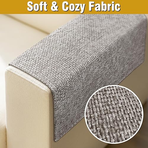 Miniatura 4 de Fundas para brazos de sofá, fundas impermeables para reposabrazos de sofá, sillón, sofá biplaza, funda antideslizante para reposabrazos reclinable,