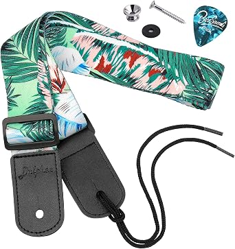 Ukulele Strap Hawaiian Adjustable Uke Shoulder Strap for Soprano Concert Tenor Baritone Ukulele, Mandolin and Banjo