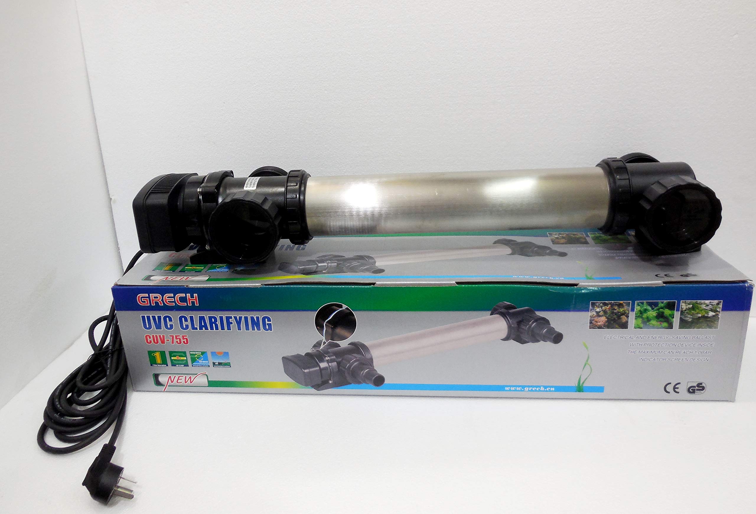 ANMSALES 2019 SunSun CUV-755 - UVC Stainless Steel Pond Clarifier/Steriliser Lamp - 55W (B07RC45ZRK) Amazon Price History, Amazon Price Tracker