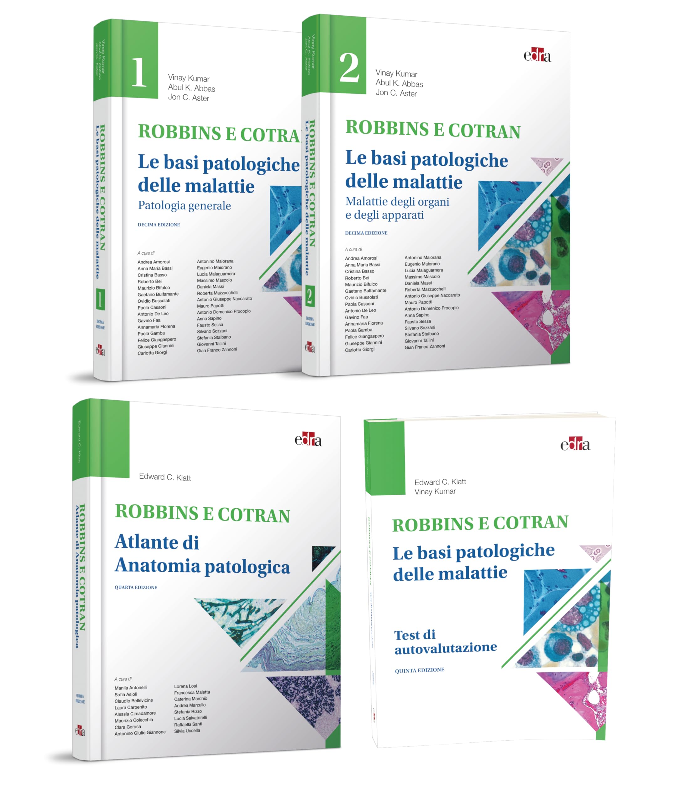 Robbins e Cotran. Le basi patologiche delle malattie-Test di autovalutazione-Klatt-Atlante di anatomia patologica