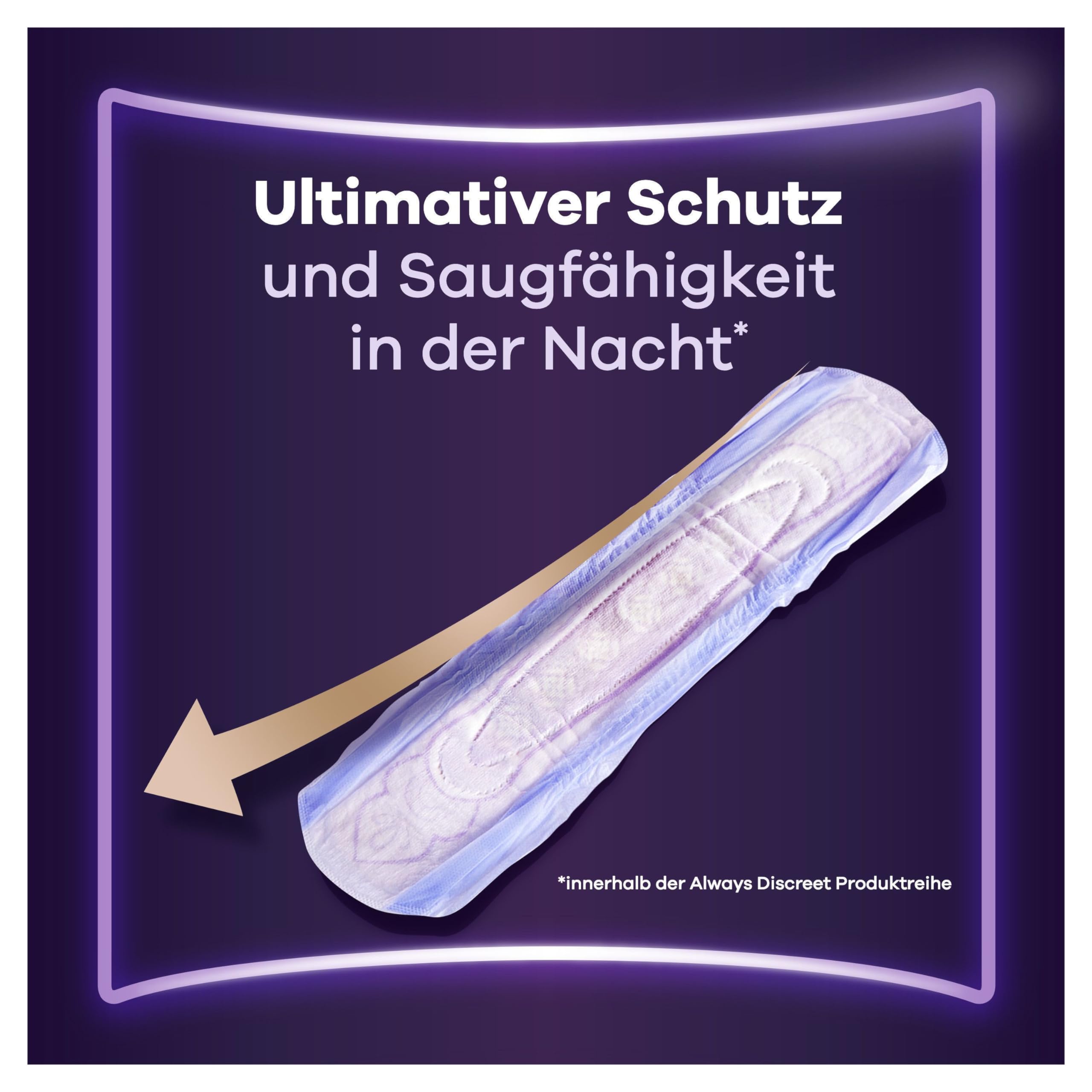Always Discreet Inkontinenzeinlagen für Frauen Ultimate Nacht 48 Stück Extra Sicher und Diskret | Extra Sicher, Diskret