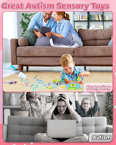 Miniatura 5 de KOKODI Juguetes para niños de 2, 3, 4, 5 años, juguetes de terapia del habla, tarjeta flash parlante 224 palabras visuales, juguetes sensoriales