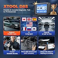 Vista 9 de XTOOL D8S AI-Assisted Bidirectional OBD2 Scanner with Topology Mapping: 2026 Upgrade of XTOOL D8, Scan Tool with 42+ Reset, Full System Automotive