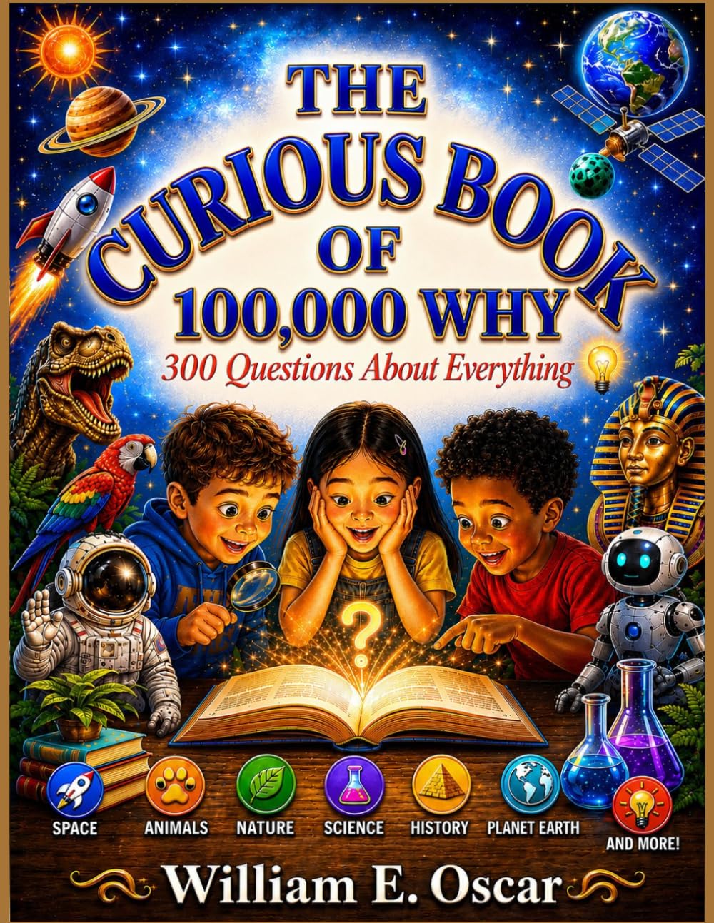 THE CURIOUS CHILD'S BOOK OF 100,000 WHY: 300 Questions About Everything for Age 6-12