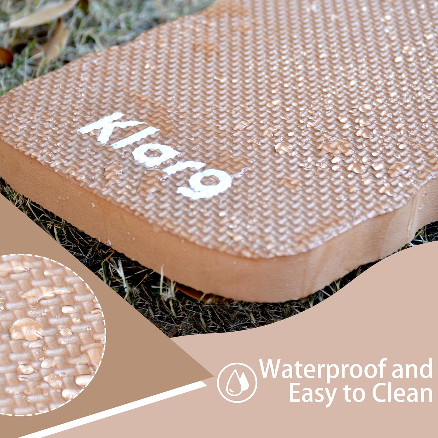 Garden Kneeling Pad 2 PCS, Thick Foam Kneeling Pad, Comfortable, Waterproof Knee Mat for Gardening, Cleaning, Baby Bathing, Yoga, Camping, and Auto Repair.16.1" x 7.4" x 0.78" - Image 3