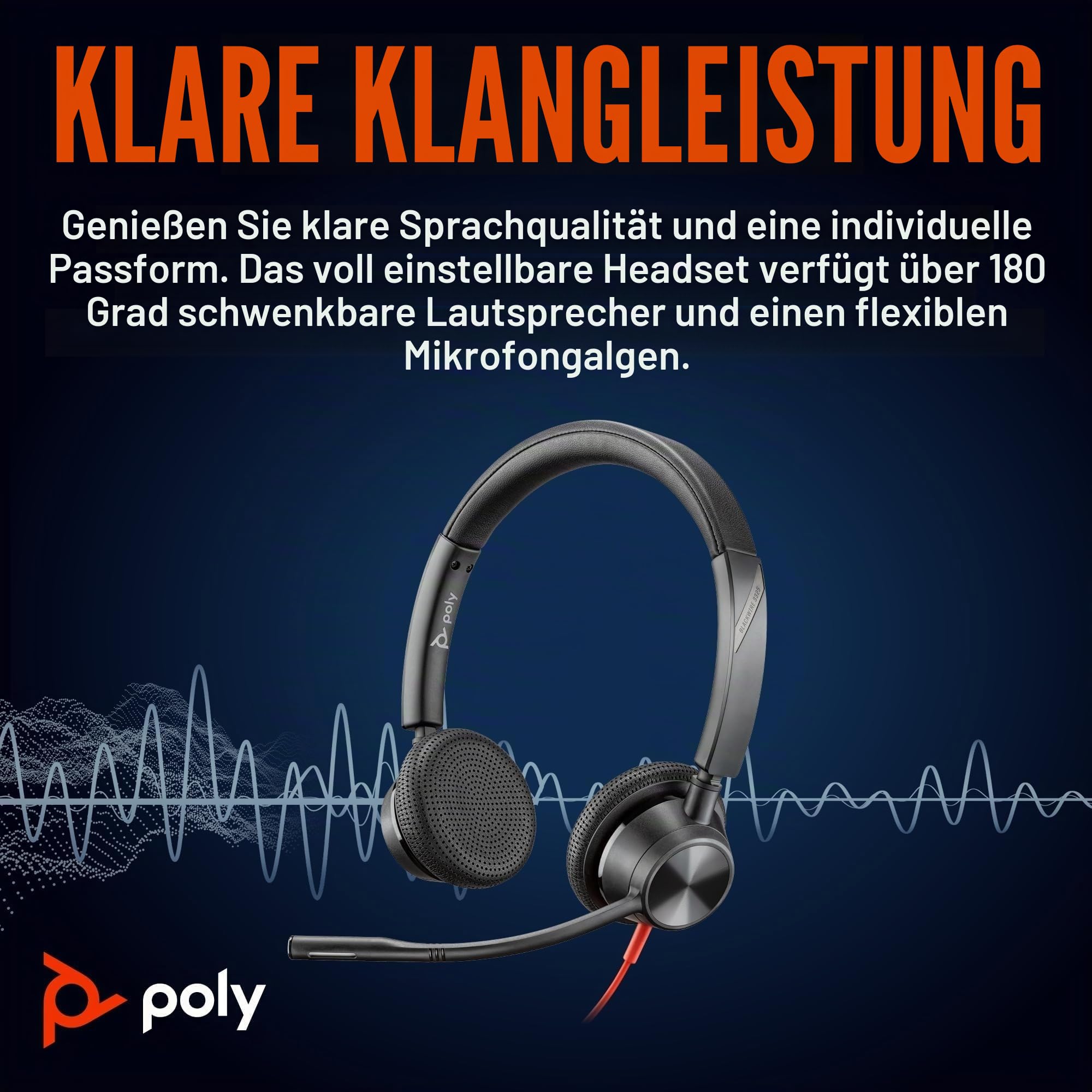 Poly Headset Blackwire C3325 Teams USB-A/C etail