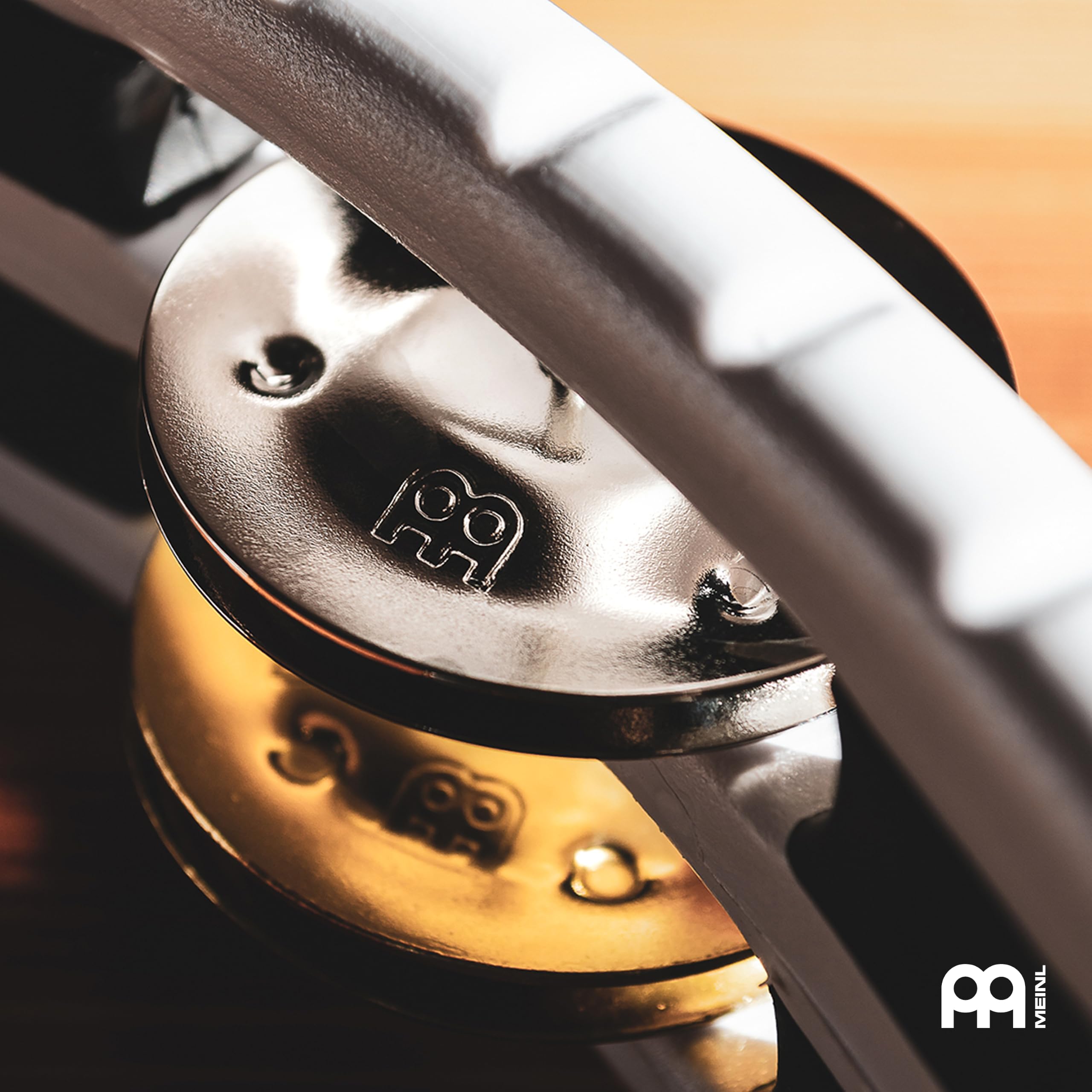 Meinl Tambourin main TMT1 m-WH, White - Tambourin