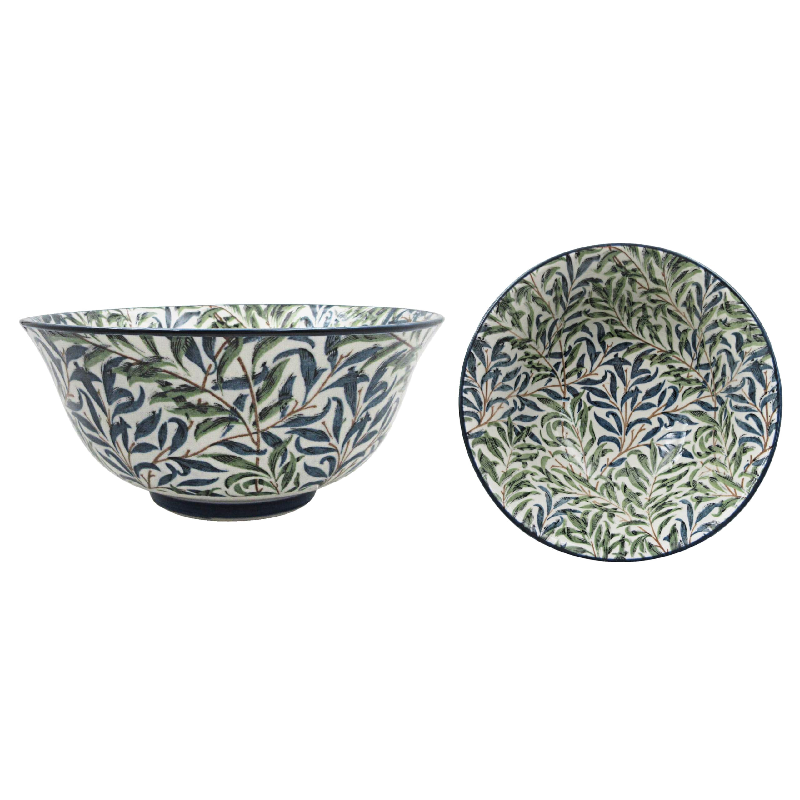 The Leonardo Collection William Morris Willow Bough Bowl 15cm for Home & Kitchen | BPA Free Lightweight Bowl for Kids & Adults | Durable Bowls for Salad, Pasta, Cereal & Daily Food Prep