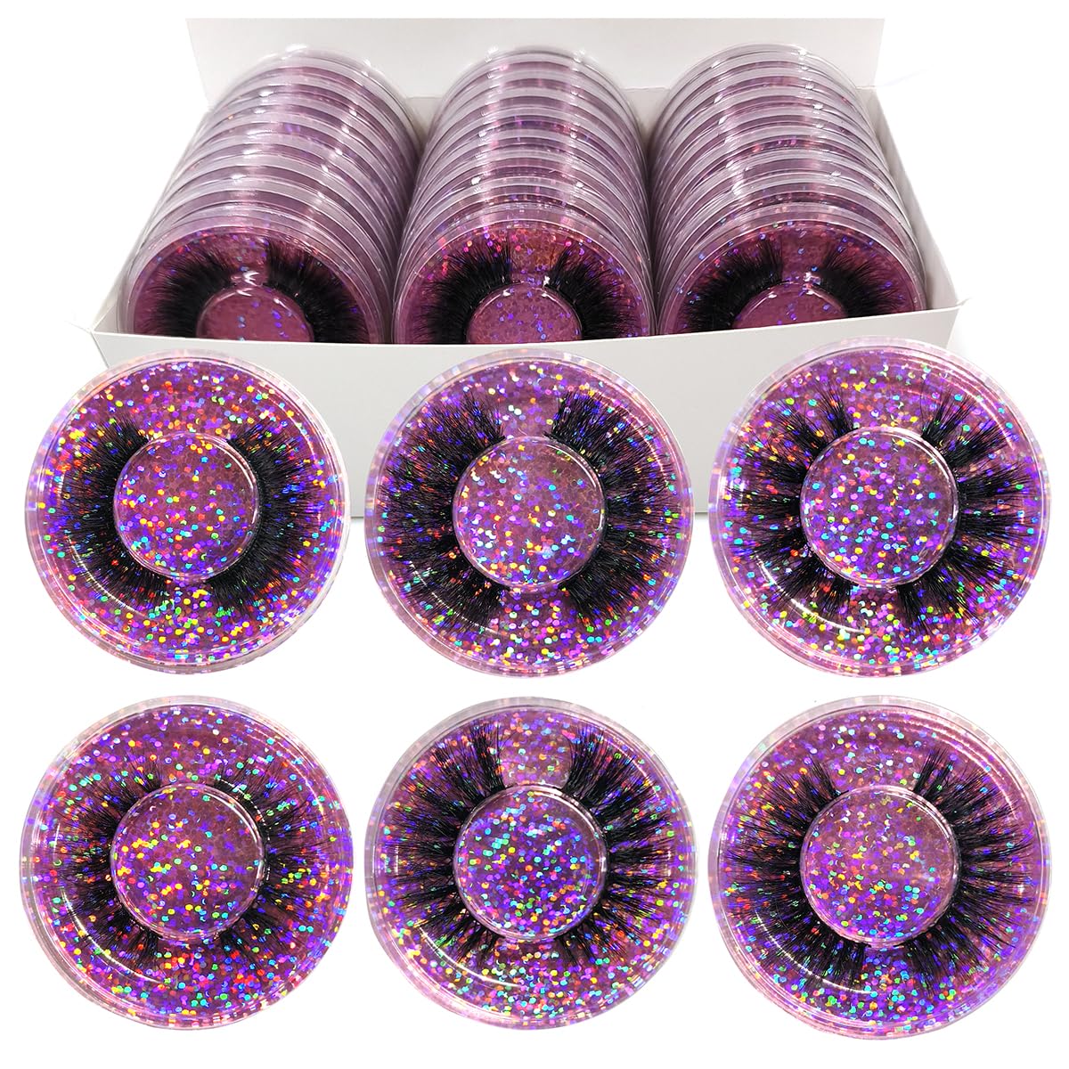 Ciglia finte 3D soffici effetto naturale, 10 stili (20 paia)