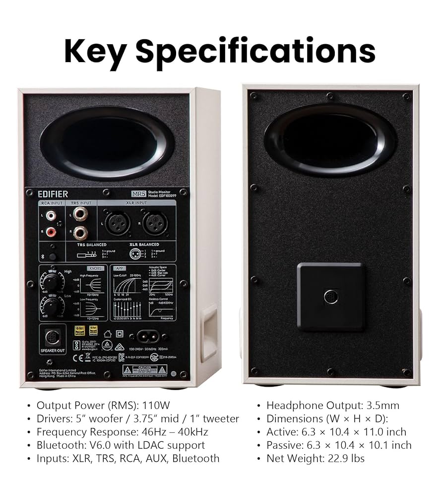 EDIFIER MR5 Bluetoothスピーカー EDIFIER MR5 | Edifier