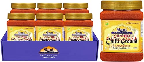 Vista 19 de Rani Extra Hot Chilli Powder Indio Spice 80oz (5 libras) 5.0 lbs tarro de PET a granel ~ Todo natural Sin color añadido Apto para gluten