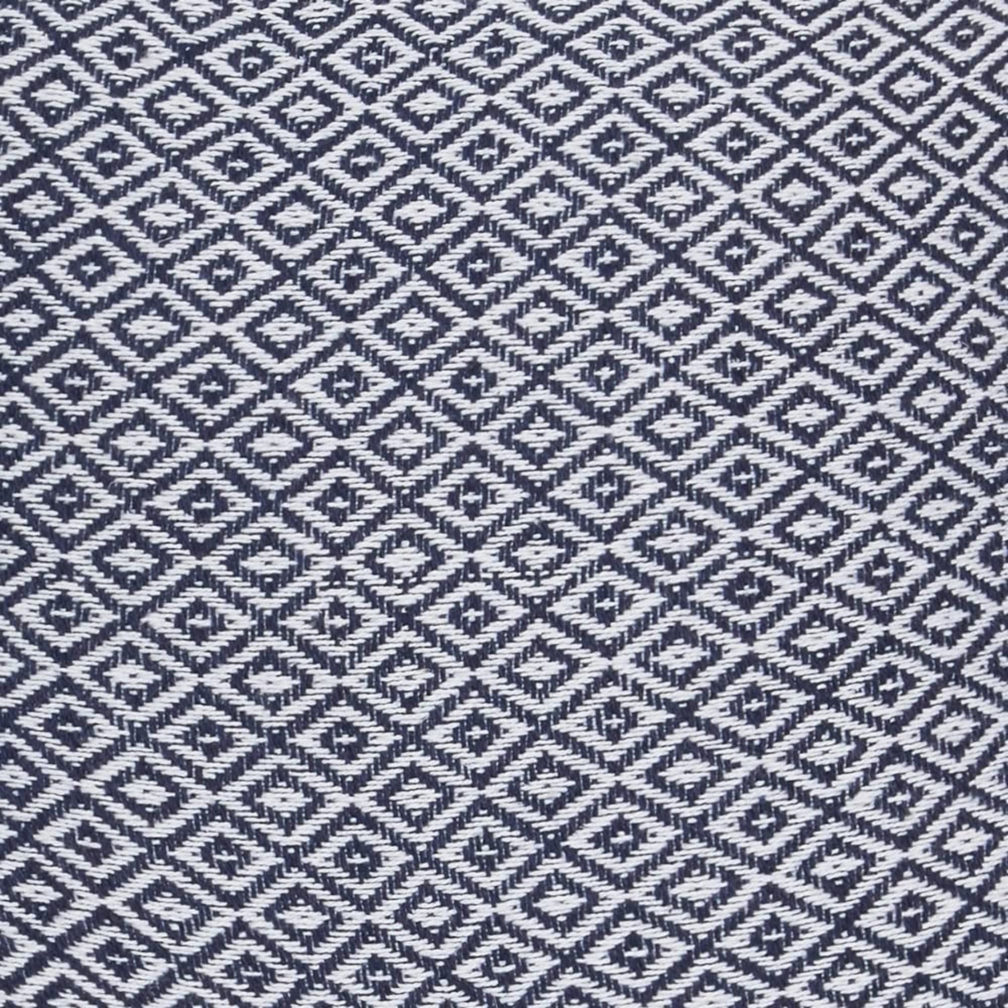 Olivia Rocco Regal - Copridivano in 100% cotone, motivo geo, con strass, 228 x 254 cm, colore: Blu navy
