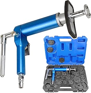 WISPAUSU Pneumatic Brake Caliper Tool, 23PCS Air Disc Brake Piston Compression Tool Kit, Brake Caliper Piston Wind Back Rewind Tool