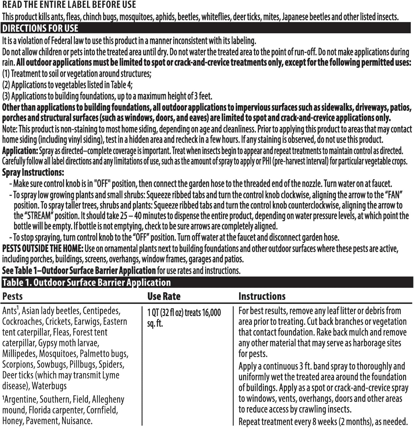 Off! Backyard Bug Control Pretreat, 32 oz, Outdoor Bug Treatment, Covers up to 16,000 sq. ft., Kills for up to 8 Weeks, with a Convenient Hose Connection - Image 13