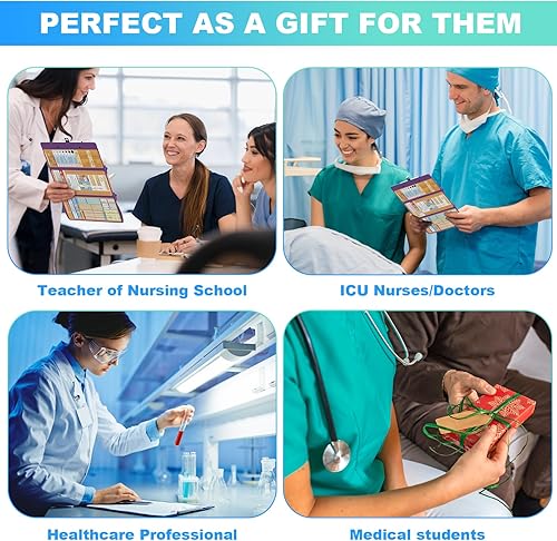 Miniatura 8 de Esenciales para la escuela de enfermería, portapapeles plegable para enfermeras, artículos esenciales para estudiantes de enfermería para