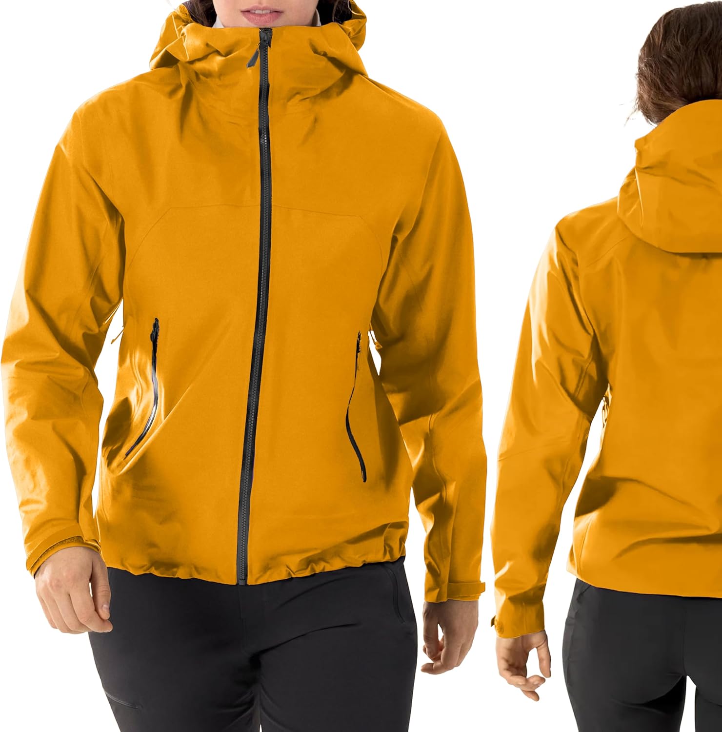 Women's Waterproof Hiking Jacket – Lightweight Breathable Rain Shell, Windproof Outdoor Gear for All-Round Use