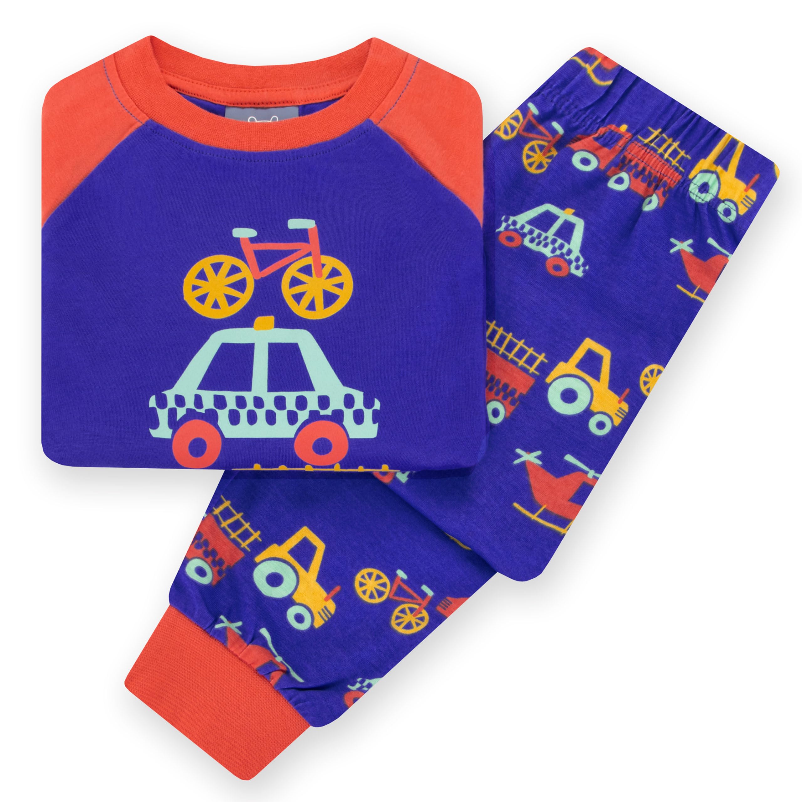 Harry Bear Pigiama Bambino, Pigiama Ragazzo Pacco da 2, Set Pigiami Ragazzo Macchine