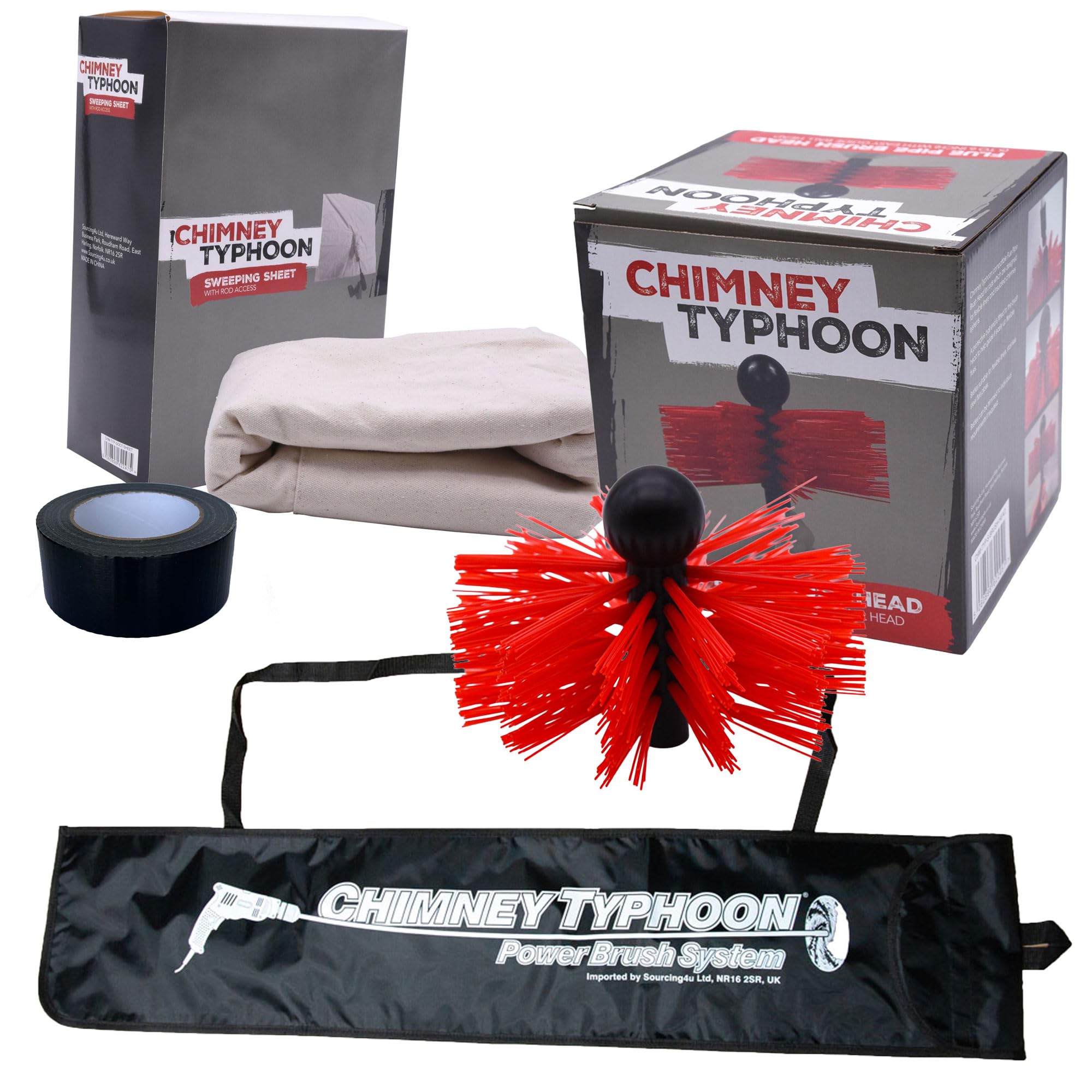 S4u Off White Chimney Typhoon Power Sweeping Accessories S4u® (Accessory Kit)