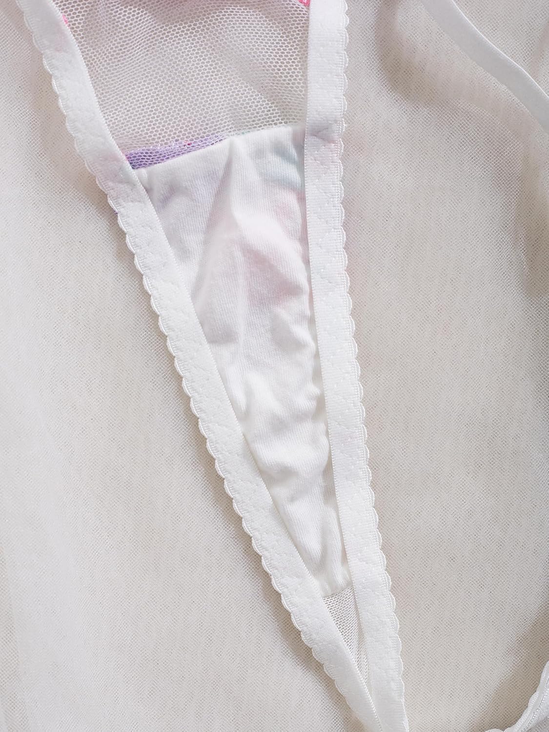 Floral Women Bra and Panty Sets Sexy Two Piece Underwire Embroidered Flower Mesh Underwire Push Up Lingerie Set - Image 4