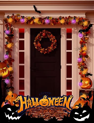 Miniatura 13 de Luces de Navidad multicolor para exteriores de 50 pies, G40 con 27 bombillas coloridas de cerámica (2 de repuesto), luces de bistró de Navidad LED