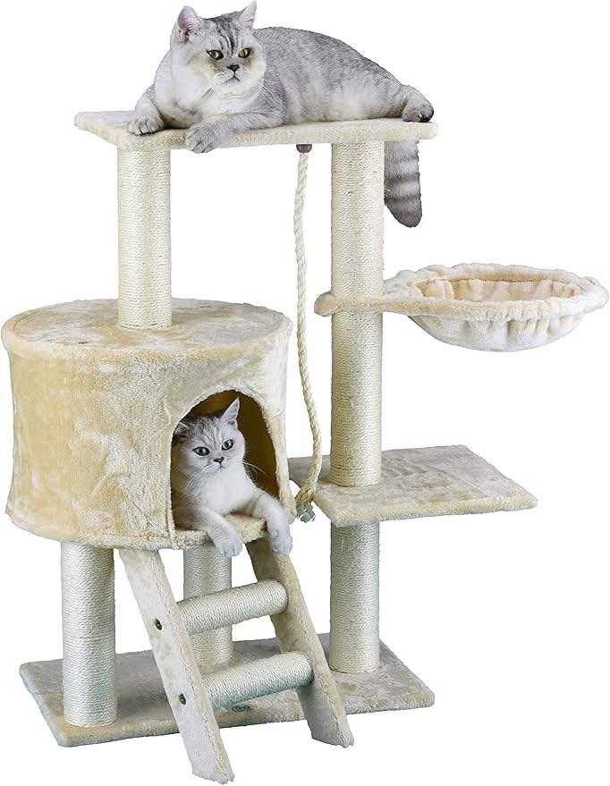 Go Pet Club Cat Tree Beige Color Cat Towers And Condos