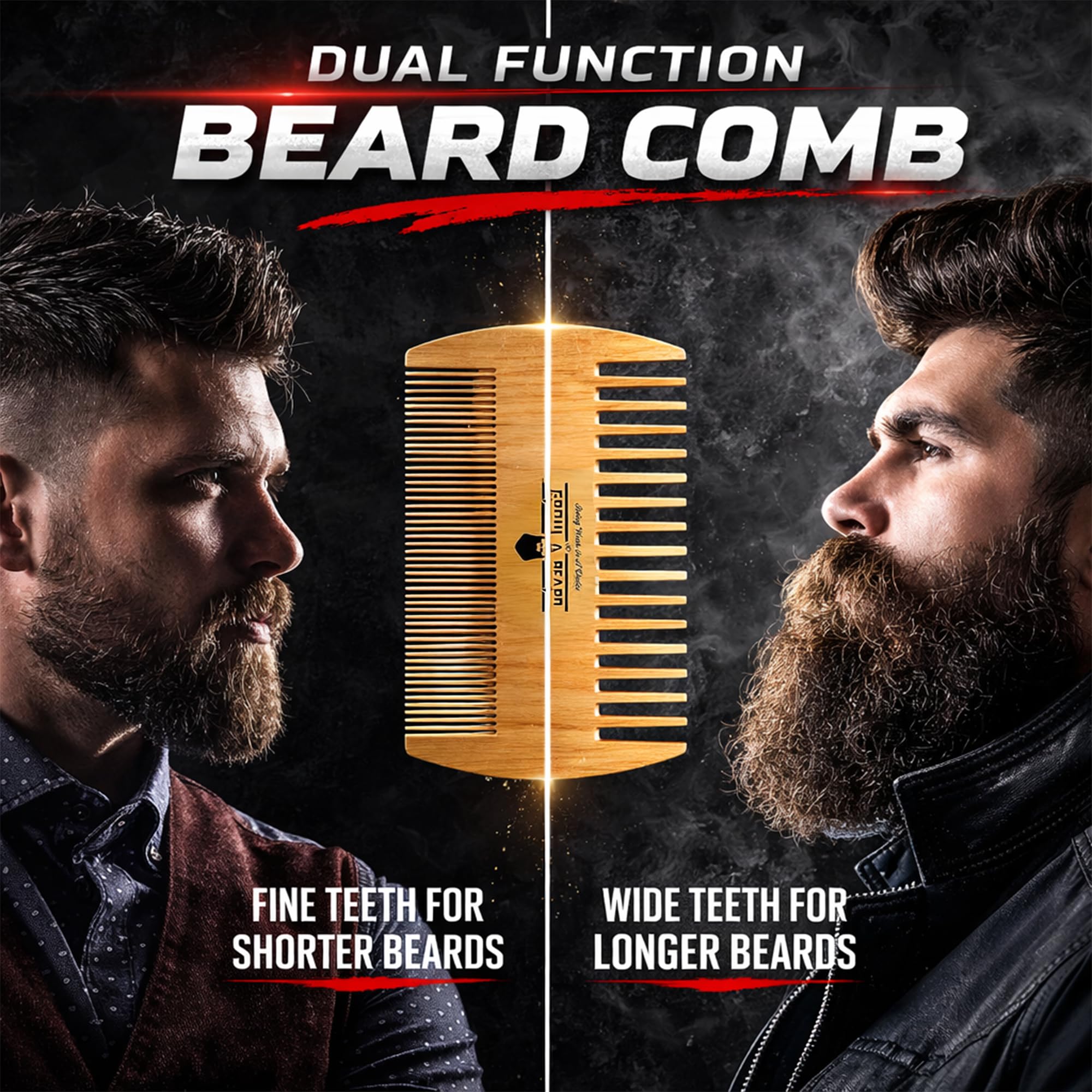 Beard Straightener Grooming Kit for Men, Beard Growth Oil, Sandalwood Balm, Beard Wash, Beard Brush & Comb, Beard Conditioner, Beard Razor and Scissors, & Beard E-Book, Great Gift Idea for Men's