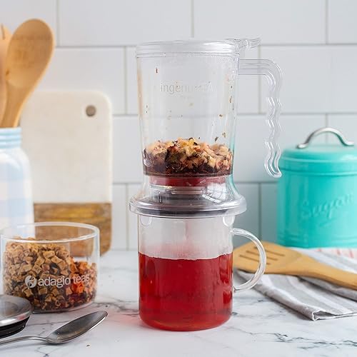 Miniatura 6 de Adagio Teas - Tetera ingenuiTEA con dispensador en la parte inferior transparente 16 onzas