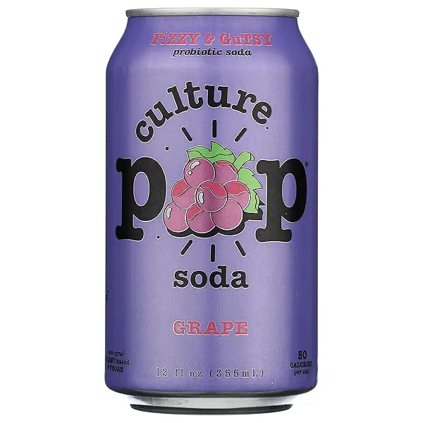 Culture Pop Soda Grape Soda, 12 FZ 1