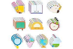 Teacher's Joy: An Array of 30 Vibrant Sticky Notes and Essential Classroom Supplies