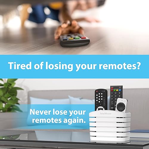 Miniatura 7 de TotalMount Soporte para control remoto, calidad premium y extra estable para colocar cerca de tu TV, cama o mesa (grande, se adapta a cuatro