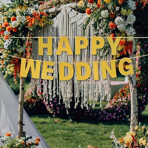 Miniatura 7 de Kit de pancartas de bricolaje con letras con purpurina, letras doradas personalizables, pancartas de cumpleaños, pancarta de graduación, pancarta