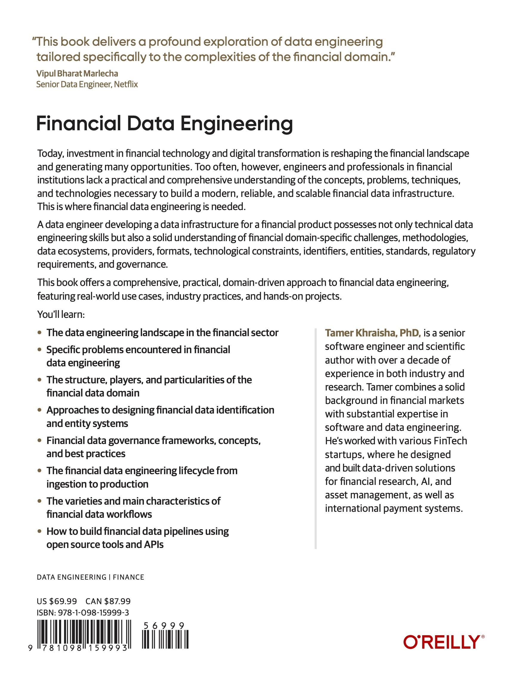 Financial Data Engineering: Design and Build Data-Driven Financial Products
