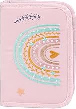 Baagl Pencil Case for Girls - Student Case, Pencil Case for Stationery - Case, Pencil Case, School Pencil Case (Rainbow Pink), Rainbow Pink, Pencil case