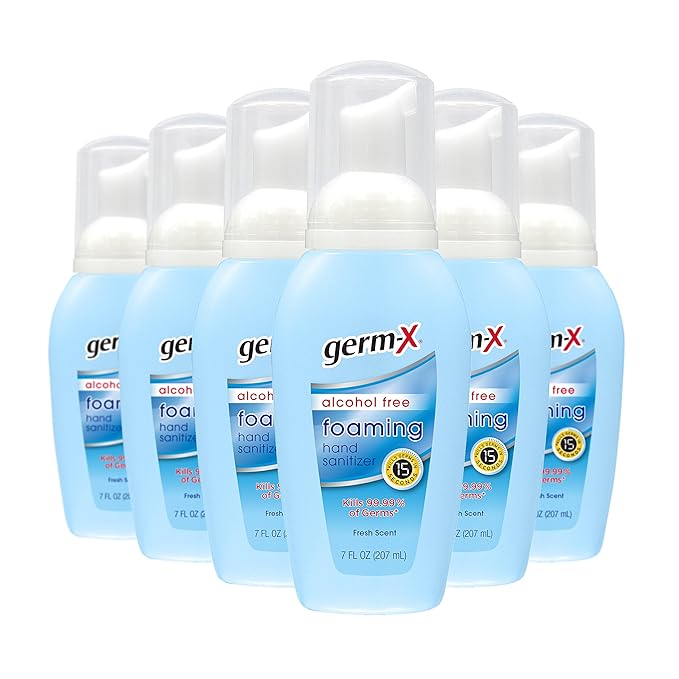GermX Foaming Hand Sanitizer, Alcohol Free, 7 ounce by GermX Amazon
